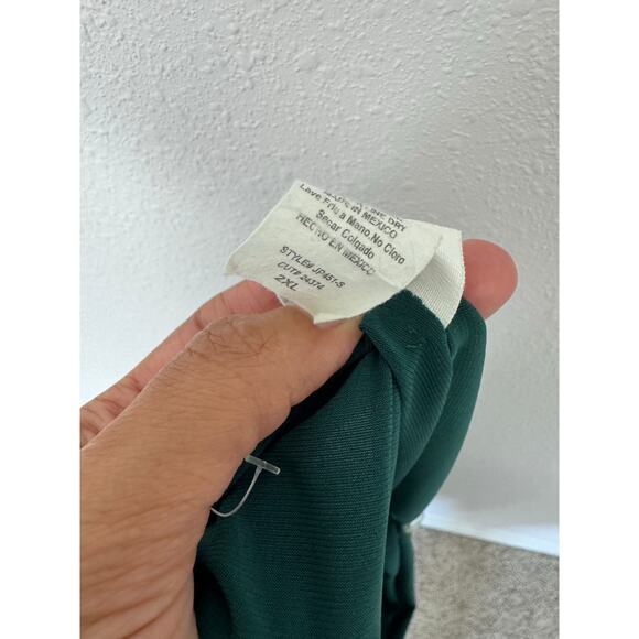 Janette Plus Green Off Shoulder Wide Leg Jumpsuit 2X - Picture 8 of 8